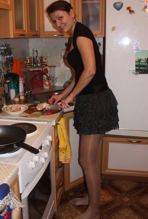 something in the oven?