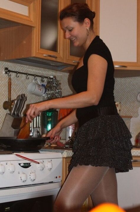 something in the oven?