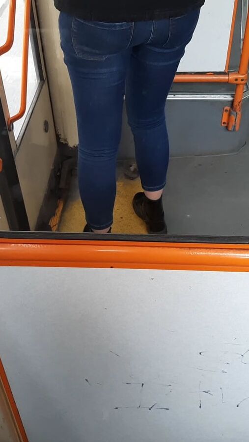 Ass in jeans