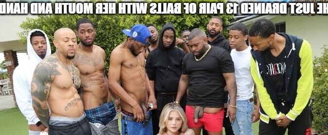 Celebrity gangbang captions