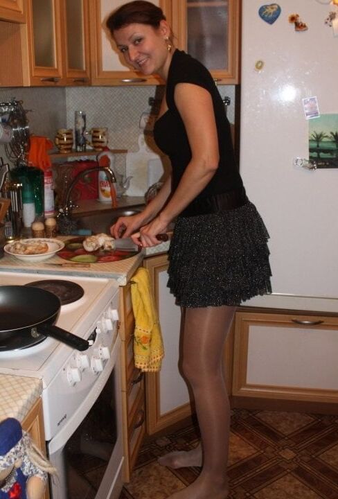 something in the oven?