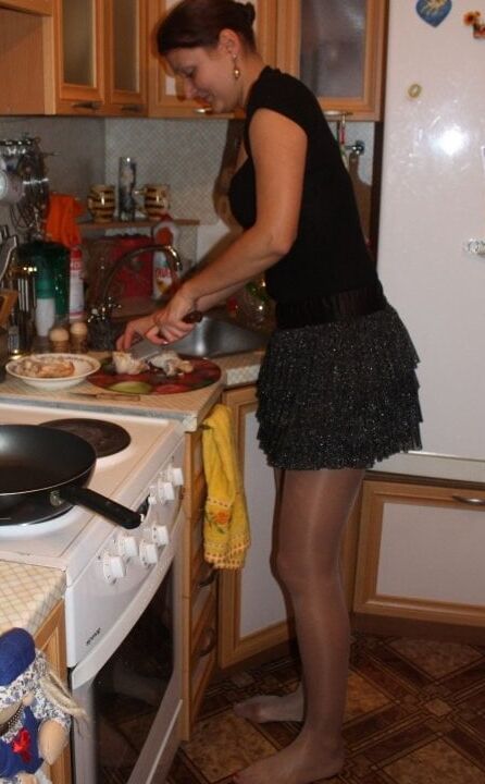 something in the oven?