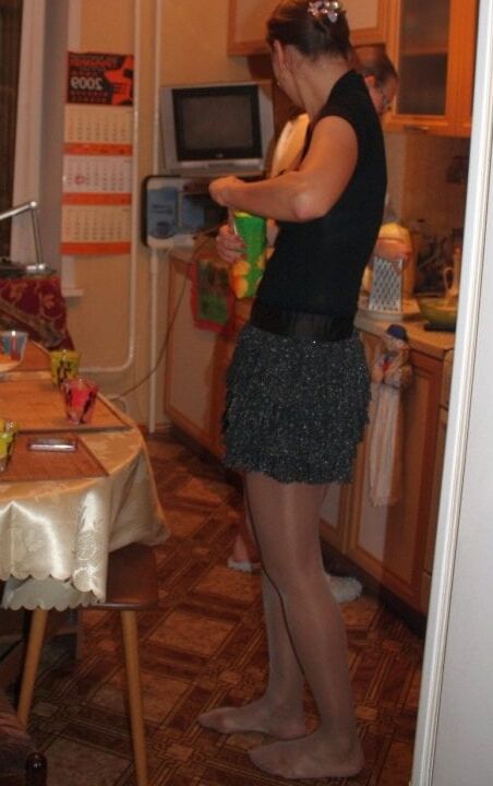 something in the oven?