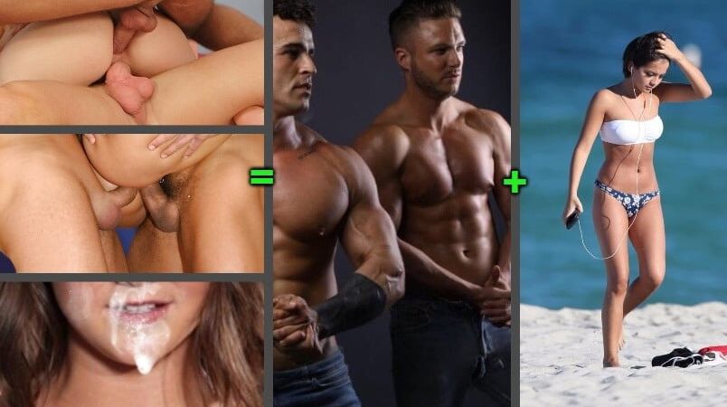 Celebrity gangbang captions