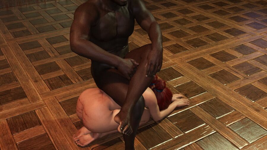 Interracial comic BDSM d