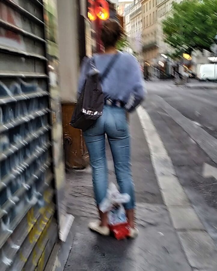A french blond girl waiting for her hubby