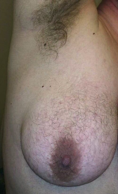 Pits, pussy and tits. Very hairy!