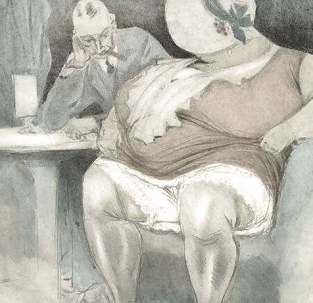 horny big granny drawing