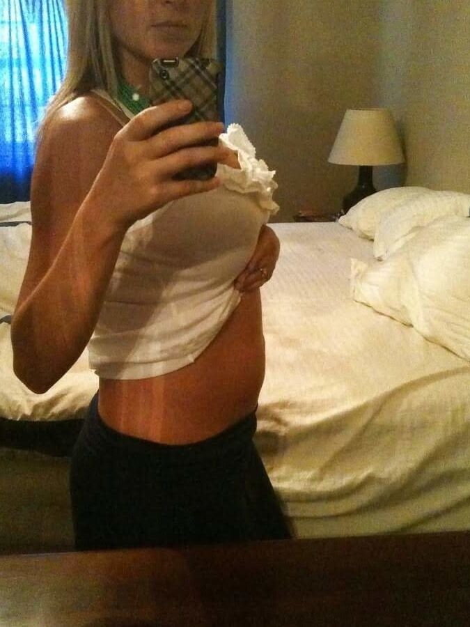 sexy amateur busty blonde MILF wife