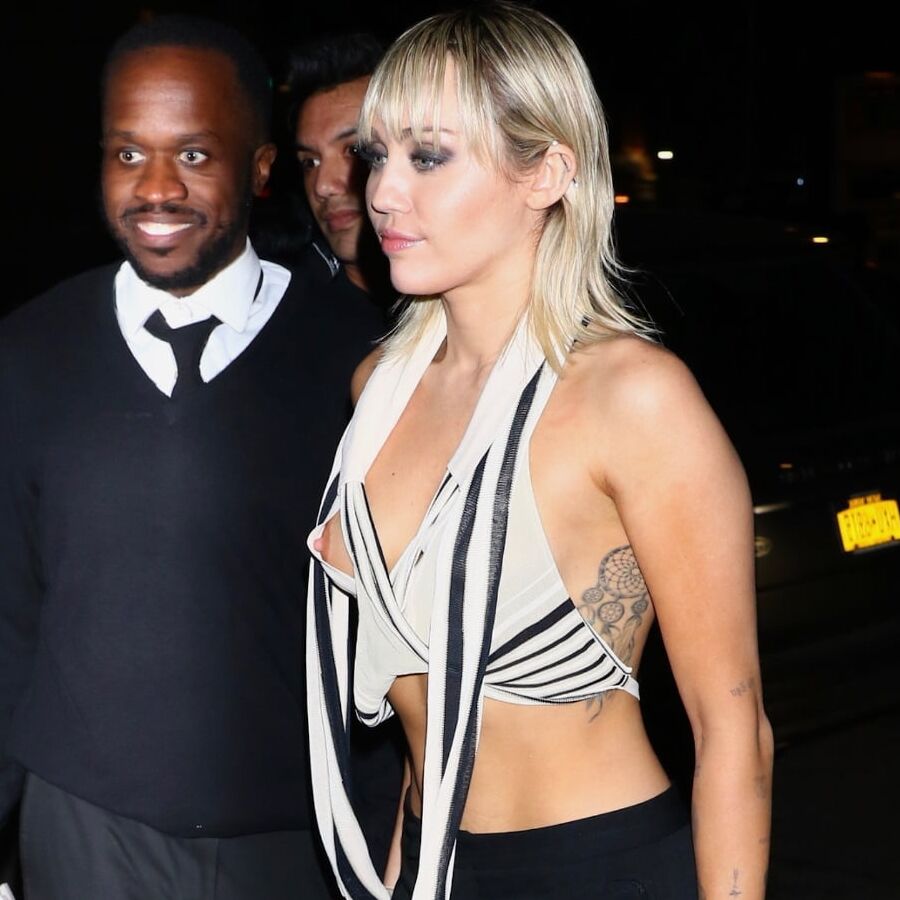 Miley Cyrus Nip Slip.