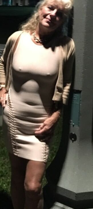 White lace, cup-less bra