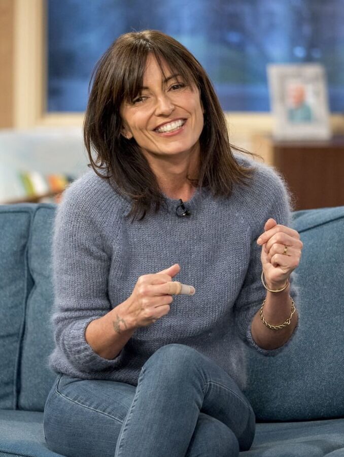 Davina McCall pulling lots of cute faces