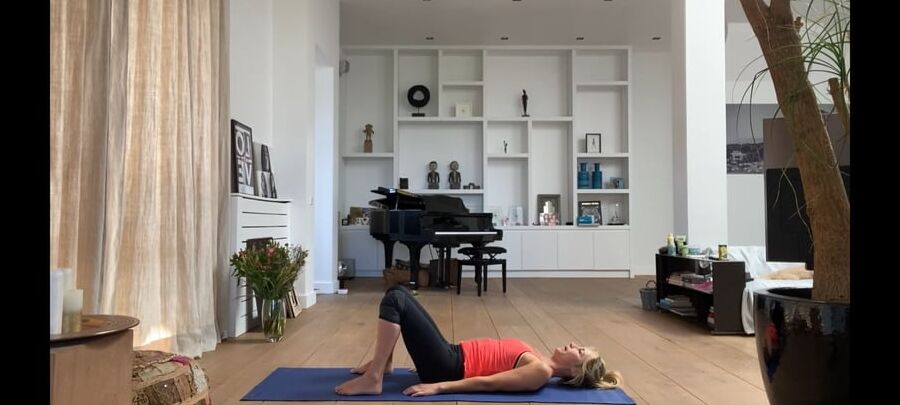 Dutch milf Wendy van Dijk yoga
