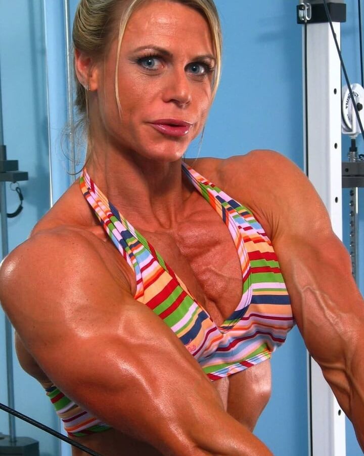 Christine Roth! Blonde Muscled &amp; Gorgeous!