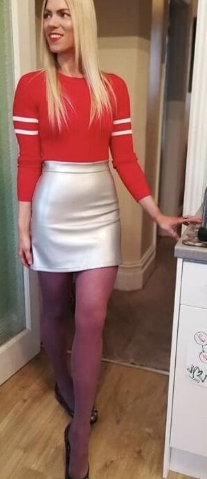 Lust for Leather &amp; Pantyhos- Rachel White