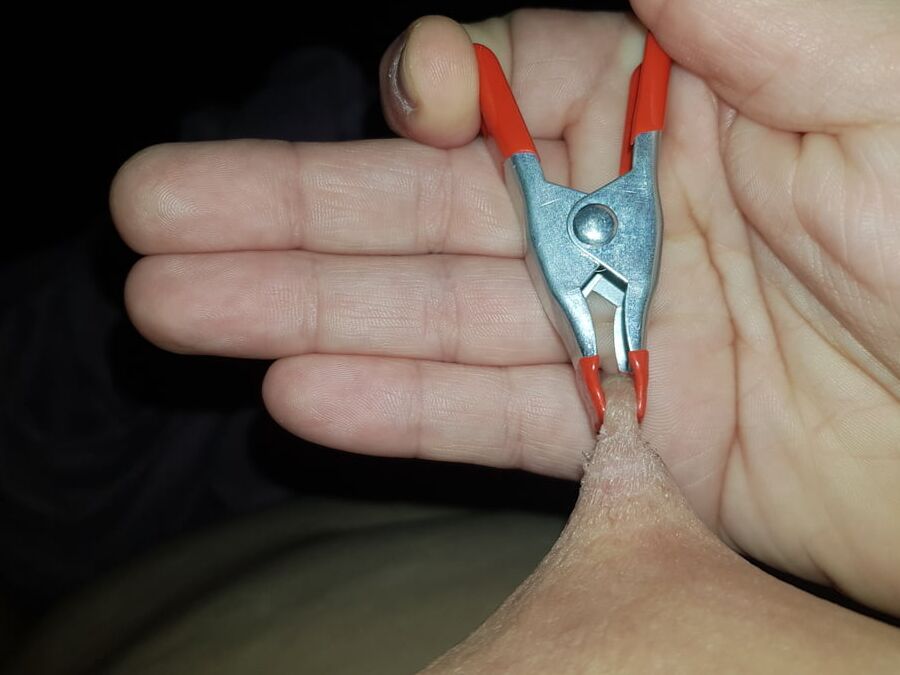 my nipples well pinched