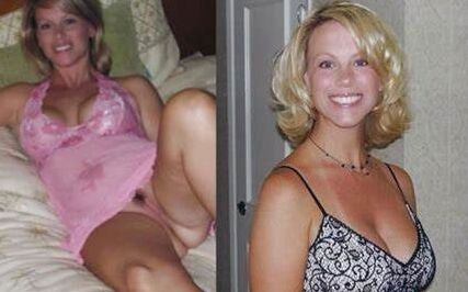 Church wives (?) dressed and undressed