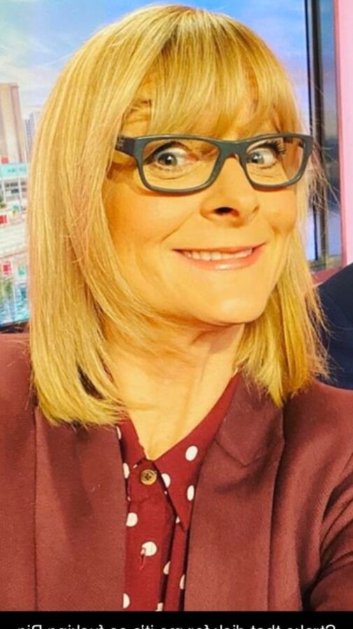 Louise Minchin Wants That Big Nut Over Her Glasses
