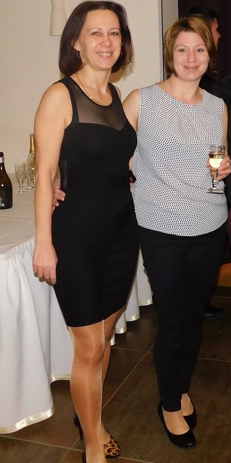 Wedding Guests in Pantyhose