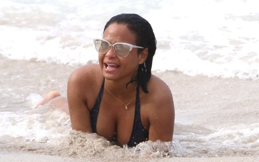 Christina Milian selfie seethrough feb