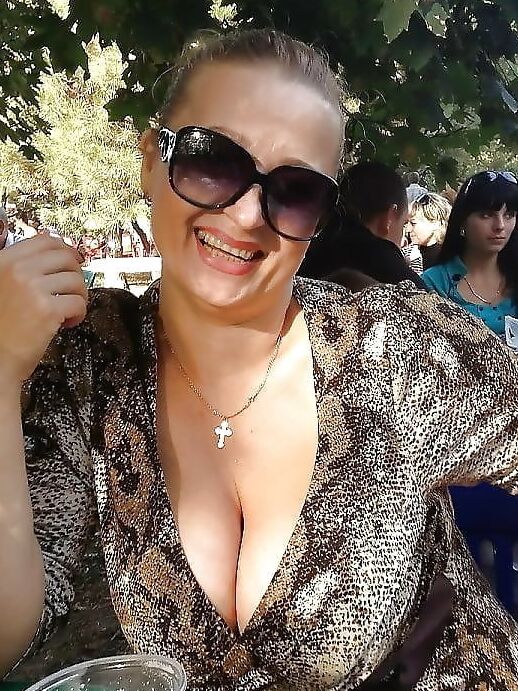 Clothed Mature - Big Boobs
