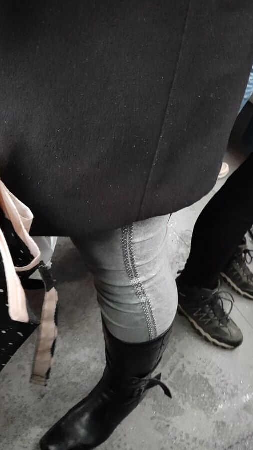 Boots in tram