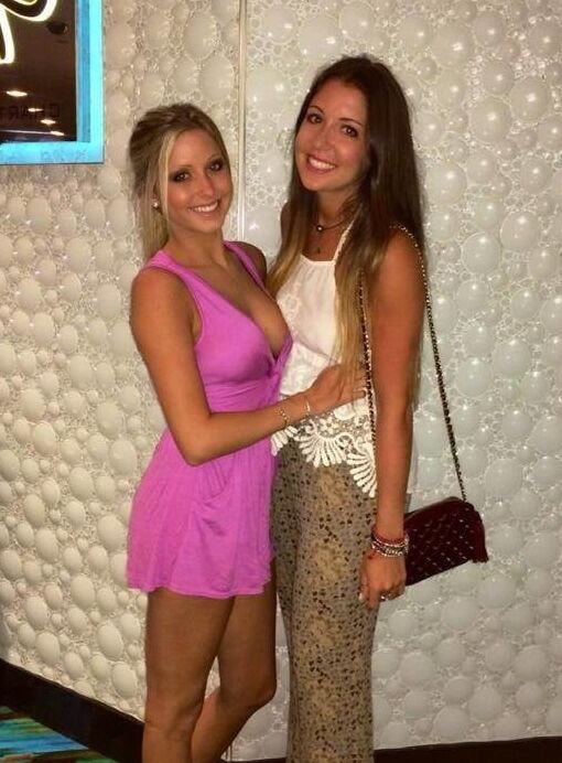 Sexy blonde tits