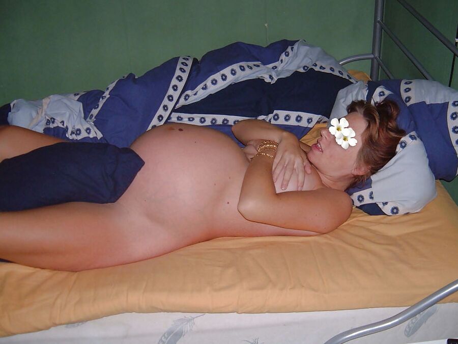 Hot Pregnant Wife Fucks and Poses for Hubby