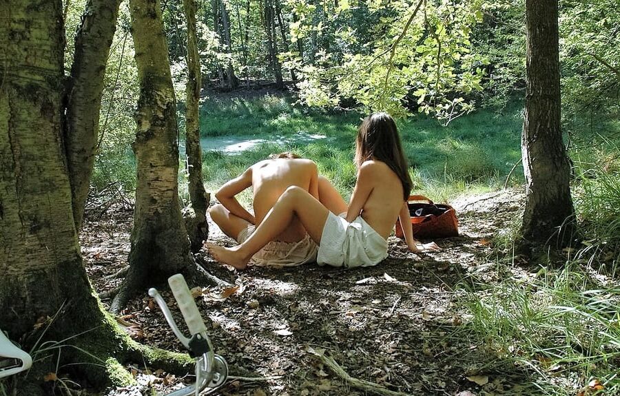 Shooting im Wald mit Ilaria und Vanja