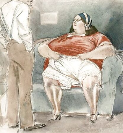 horny big granny drawing