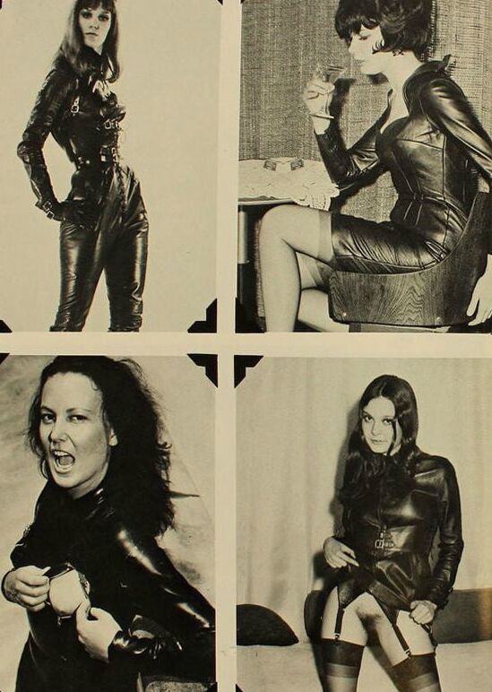 Retro Vintage Leather Latex Rubber