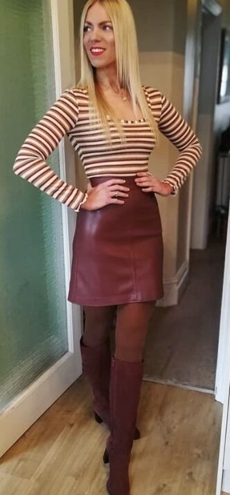Lust for Leather &amp; Pantyhos- Rachel White