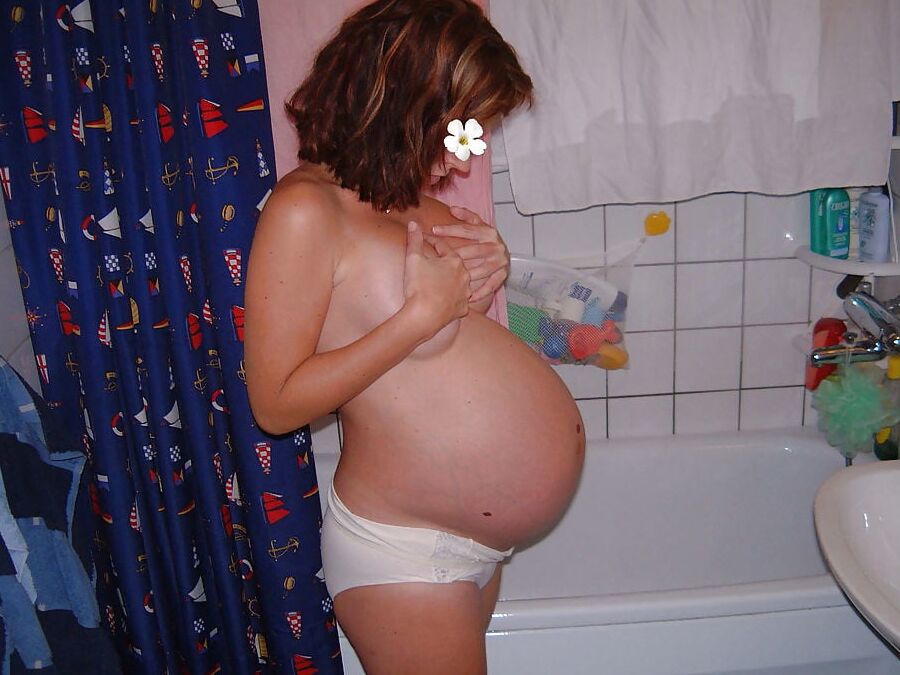 Hot Pregnant Wife Fucks and Poses for Hubby