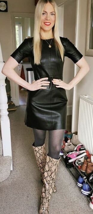 Lust for Leather &amp; Pantyhos- Rachel White