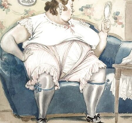 horny big granny drawing