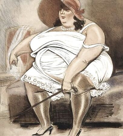 horny big granny drawing