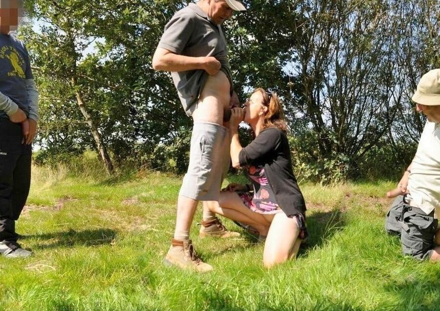 Mix naked and fucked in public