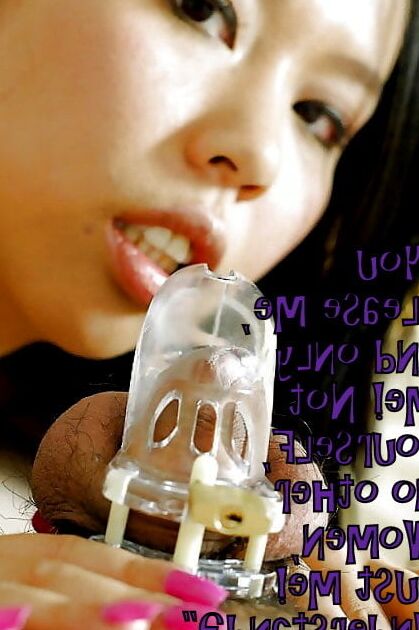Chastity captions I made....