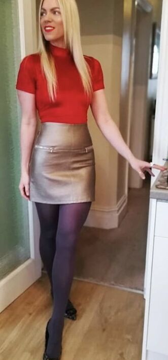 Lust for Leather &amp; Pantyhos- Rachel White