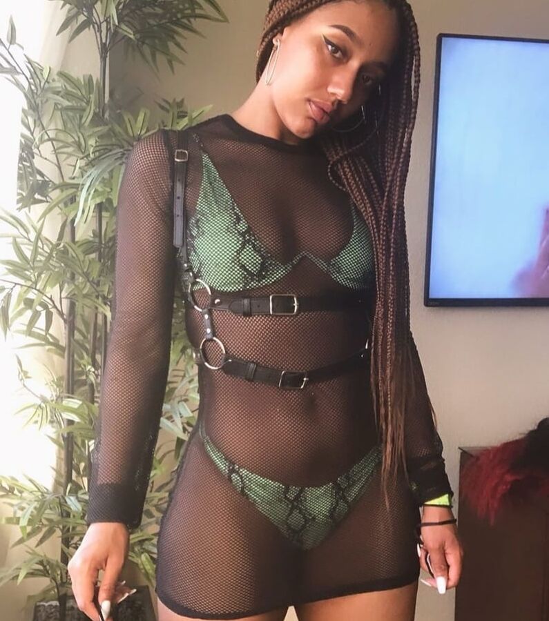 Ebony on Pole