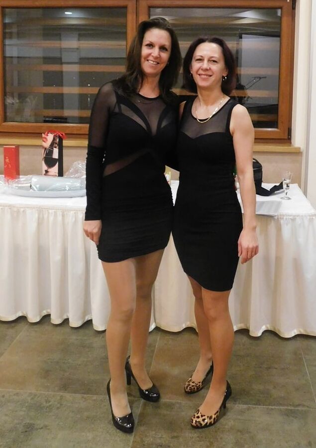 Wedding Guests in Pantyhose
