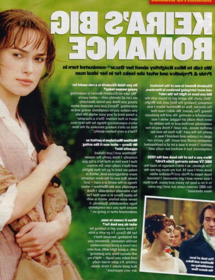 Keira Knightley My ideal woman is flat chested vol.