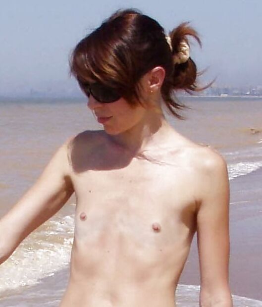No tits, small tits some shaved pussy
