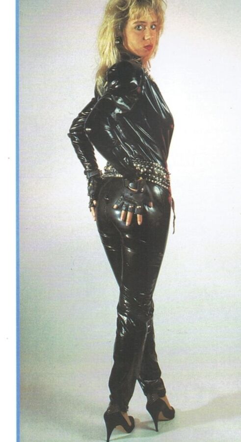 Retro Vintage Leather Latex Rubber