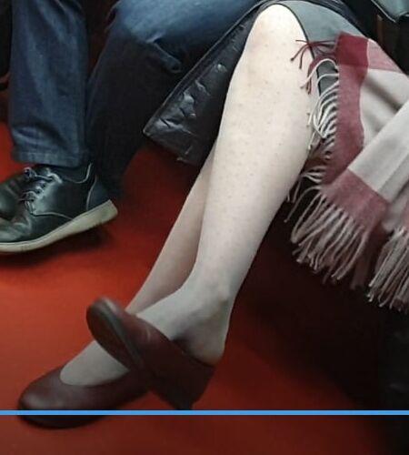 Beautiful granny with hot pantyhose .. would you fuck her?