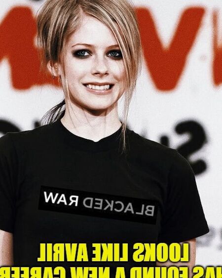 Celebrity gangbang captions (Avril)