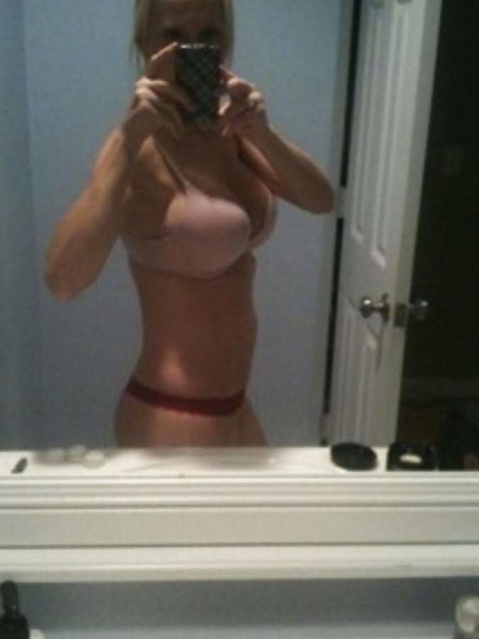sexy amateur busty blonde MILF wife
