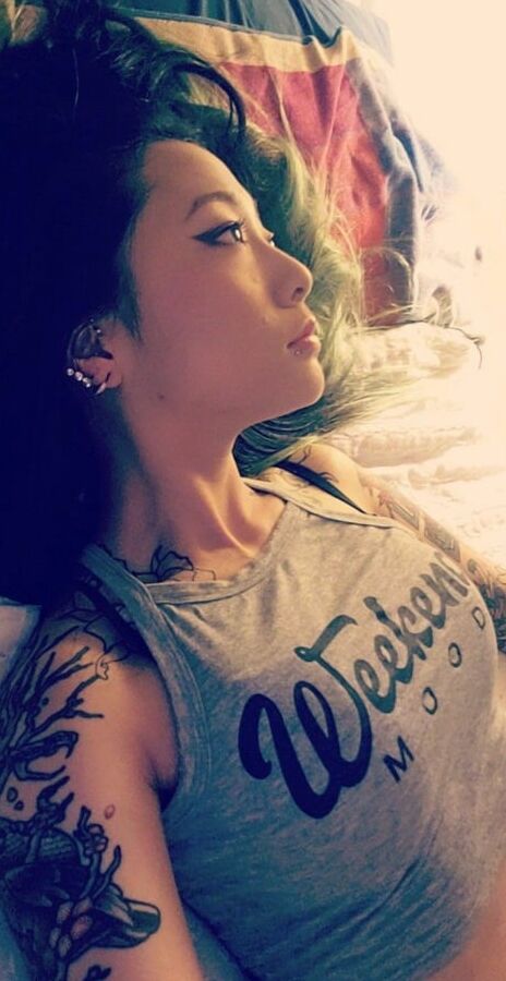 Tatted Asian Babe from VA