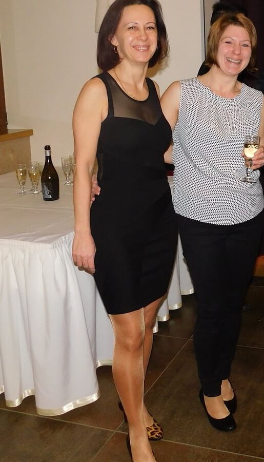 Wedding Guests in Pantyhose