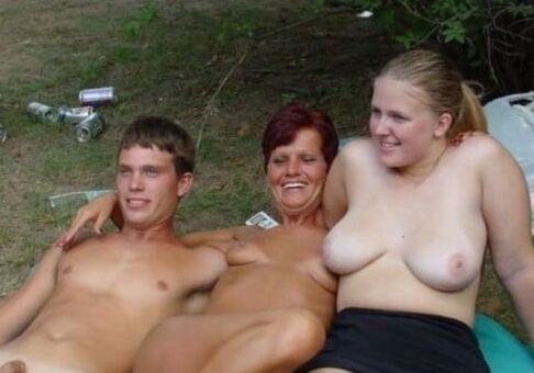 With mom